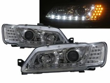 306 MK1 1993-1997 2D/4D/5D Projector LED R8Look Headlight Chrome for PEUGEOT RHD