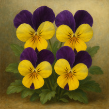 "FREEFALL PURPLE WING F1 X 20 – TRAILING VIOLA, VIBRANT , PURPLE & YELLOW