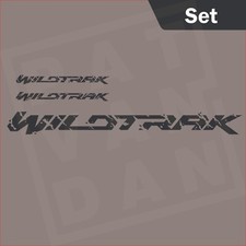Ford Ranger  T6 Wildtrak Tailgate and Doors mud splashed Vinyl Decal Set