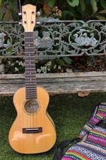 CLEARWATER UCW7MC/PU CONCERT UKULELE – HANDCRAFTED SPRUCE TOP + STRIPED GIG BAG