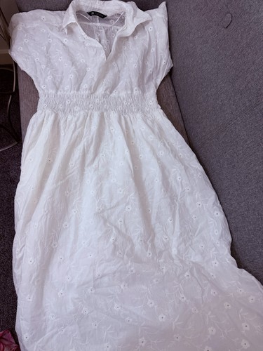 Zara broderie sun - broderie, dress