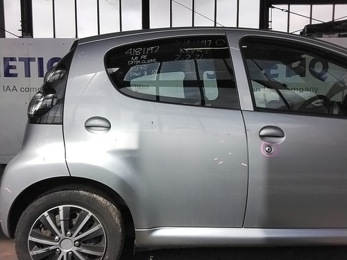 Rear driver door right - driver, grey