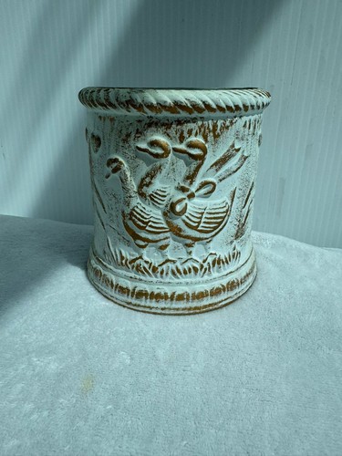 Vintage country geese ceramic - vintage,
