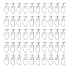 50Pcs PVC Curtain Track Slides