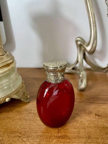 Antique ruby cranberry glass - ruby,