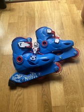 Oxelo Play Decathlon Inline Kids Roller Skates Size UK C8-9.5 - EU 26-28