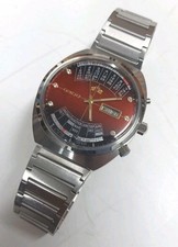 Orient Multi Year Calendar Red Dial Automatic Watch Japan Excellent Condition