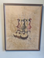 Vintage Batik Tribal Art