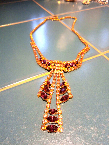Vintage costume jewellery gold - costume,