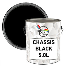 Chassis Jet Black Vehicle Paint, Commercial, Anti-Corrosive 5 Litre (Next Day)