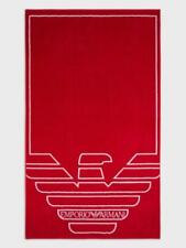 Beach Towel With Maxi Eagle Emporio Armani