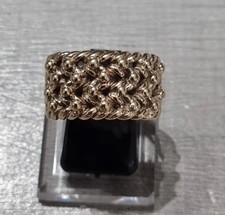 9ct Yellow Gold Vintage 4 Row