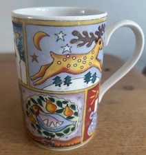 Dunoon Stoneware Winter Wonderland Christmas Festive Mug Cup Jane Brookshaw 