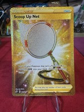 Pokemon Scoop Up Net Rebel Clash 207/192 Gold Secret Rare Holo Mint 31