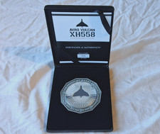 Avro Vulcan XH558 Commemorative Medal COA-Limited Edition 0908/1960-With Case