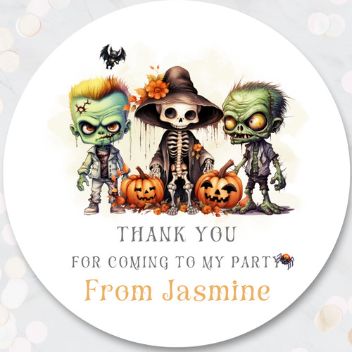 Personalised halloween party - personalised,