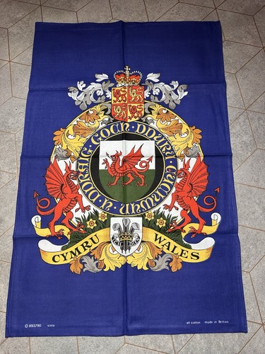 Vintage elgate welsh crest tea - vintage,