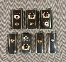 Collection Of Vintage Soviet Era Military/forces Stainless Steel Flasks