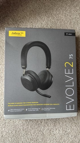 Jabra evolve2 black headset - 75,