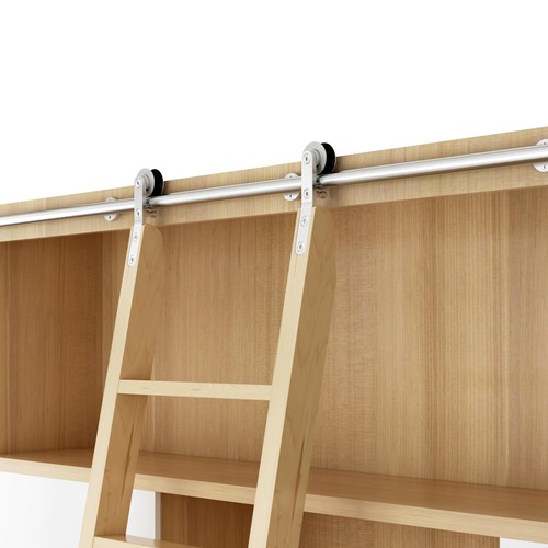 Sliding library ladder - library,