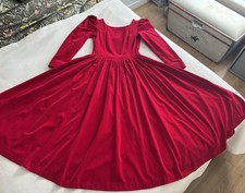 Laura Ashley Vtg Red Velvet