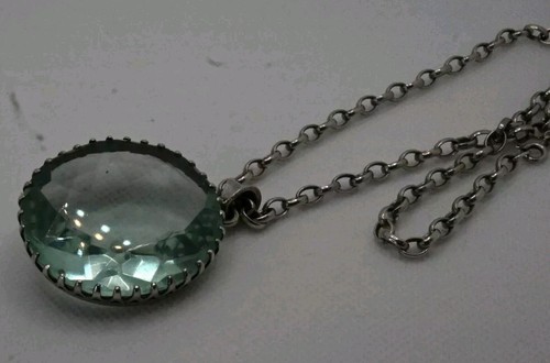 Antique crystal necklace - antique,