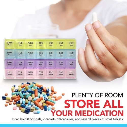 Pill box large - daily, tablet