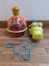B.Toys Poppitoppy Ball Popper Toy  Top Spinning Toy and Snappity Snap pull along