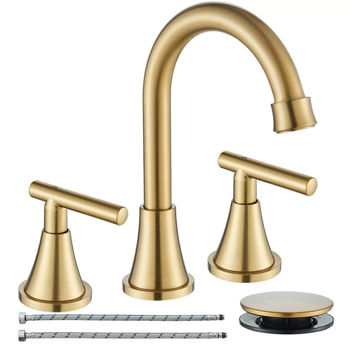 Brushed gold bathroom sink - brushed,