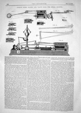 Old Engineering 1862 Allen Slide Valves Gear Steam Engines Machinery Victorian