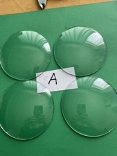 4 Pieces Clock convex Glass  Mantel Wall Desk Part Spare light dome (A)