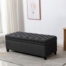Modern Ottoman Pouffe Storage