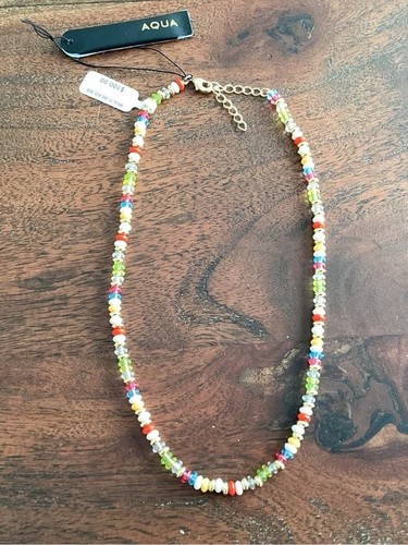 Aqua multicolor seed - aqua, bead