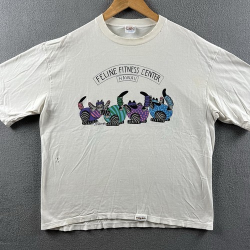 Vintage crazy shirts - vintage, feline