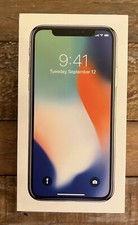 Original iPhone X box only Silver 256GB