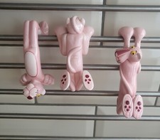 Rare! Pink Panther Set Of 3