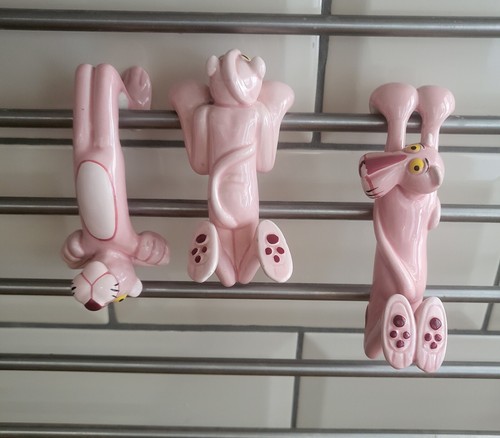 Rare pink panther set 3 - pink,