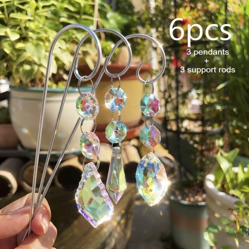 Handmade crystal prisms - crystal,