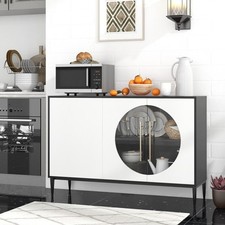 Modern Sideboard w/ Tempered