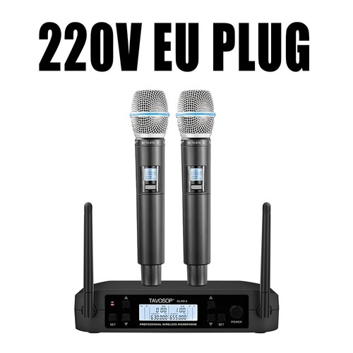 Glxd4 beta87a shure vocal dual - glxd4+beta87a,