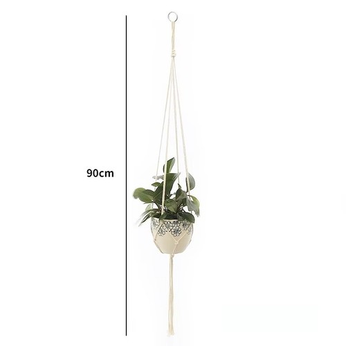 Hand made macrame plant - macrame,
