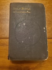 Collins Illustrated KJV Holy Bible Printed 1907. Clear Type Press