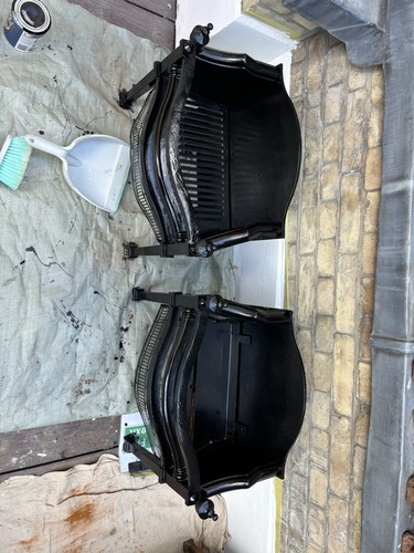 Cast iron fire basket - cast,