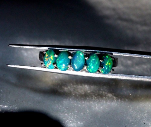 Natural rare blue fire - natural, opal