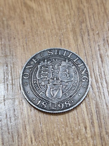 1898 queen victoria shilling - queen,