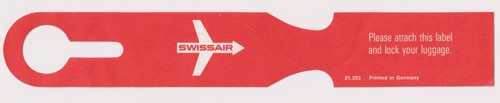 Vintage swissair airline - swissair,