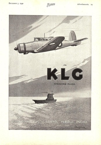 Ww2 advert blackburn roc - blackburn,