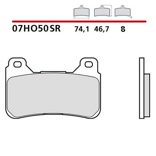 Brembo front brake pad - front,