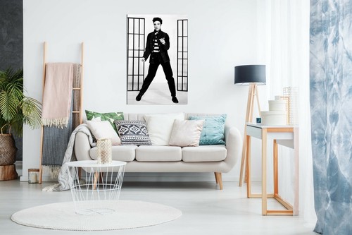 Elvis presley black white - elvis, &