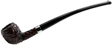 Peterson Semi Bent Pear Tavern Pipe - A Small Churchwarden in a Rustic Finish